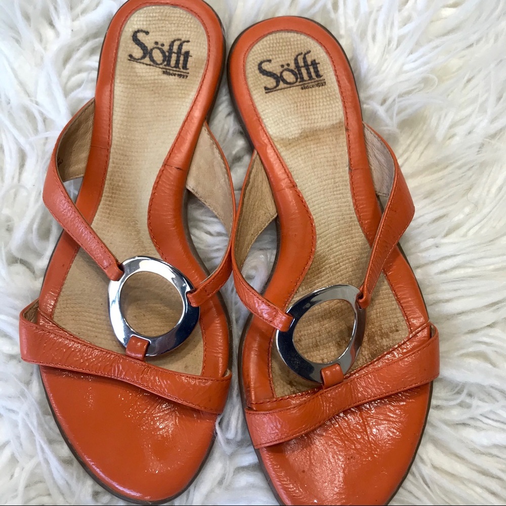 Sofft patent leather sandals - Picture 3 of 5